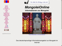 mongolei.de Webseite Vorschau