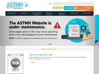 astmh.org Webseite Vorschau