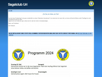 segelclub-uri.ch Webseite Vorschau