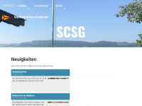 segelclub-scsg.ch Webseite Vorschau