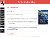 anncleeves.com Webseite Vorschau