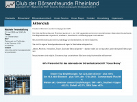 cbr-aktienclub.de Webseite Vorschau