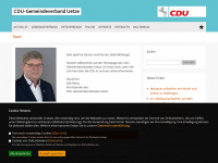 cdu-uetze.de Webseite Vorschau