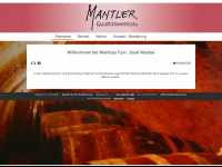 mantlerweine.at Webseite Vorschau