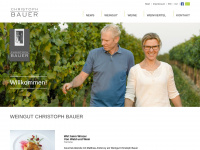 bauerwein.at Webseite Vorschau