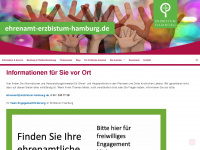 ehrenamt-erzbistum-hamburg.de Webseite Vorschau