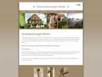 fewo-weiler.eu Webseite Vorschau
