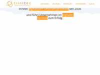 trinitec.at Webseite Vorschau