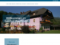 mauthner.at Webseite Vorschau