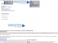 gnostos.com Webseite Vorschau