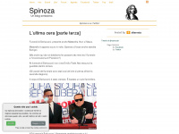 spinoza.it Webseite Vorschau