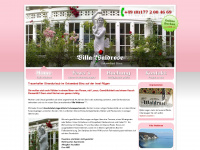villa-waldrose.de Webseite Vorschau