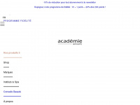 academiebeaute.com Webseite Vorschau
