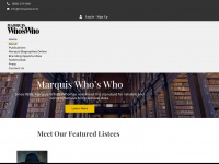 marquiswhoswho.com Webseite Vorschau