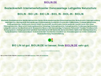 biolin.de Webseite Vorschau