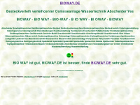 bioway.de Webseite Vorschau