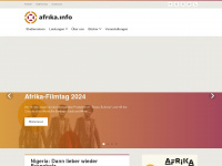 afrika.info Webseite Vorschau