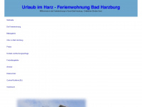 urlaub-badharzburg.de Webseite Vorschau