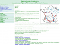 fahrradtouren-frankreich.de Webseite Vorschau