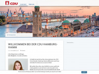 cdu-hamburg-hamm.de Webseite Vorschau