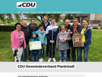 cdu-plankstadt.de Webseite Vorschau