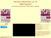 kegelparty.info Webseite Vorschau