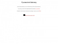 pyrotechnik-belinsky.de Webseite Vorschau