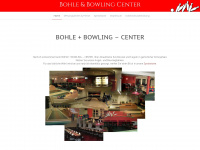 bohle-bowling-center.de Webseite Vorschau