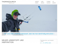 thomasulrich.com Webseite Vorschau