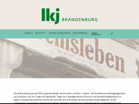 lkj-brandenburg.de Webseite Vorschau