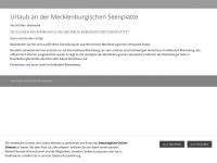 ferienhaus-an-der-mecklenburgischen-seenplatte.de Webseite Vorschau