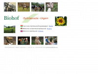 biohofungarn.com Webseite Vorschau