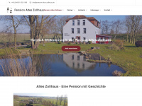 pension-altes-zollhaus.de Webseite Vorschau