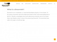 braunvieh.org Webseite Vorschau