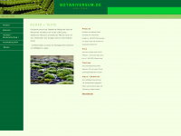 botaniversum.de Webseite Vorschau