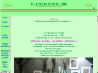 blumen-hurrlein.de Webseite Vorschau
