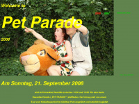 pet-parade.de Webseite Vorschau