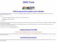 isdn-tools.de Webseite Vorschau