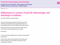 onkologie-koblenz.de Webseite Vorschau
