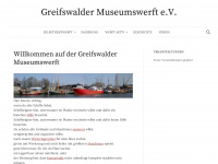 museumswerft-greifswald.de Webseite Vorschau