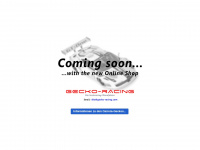 gecko-racing.com Webseite Vorschau