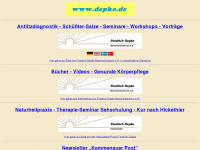 depke.de Webseite Vorschau