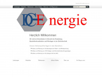 dc-energie.de Webseite Vorschau