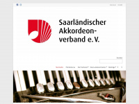 akkordeon-saar.de Webseite Vorschau
