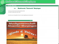 mv-marpingen.de Webseite Vorschau