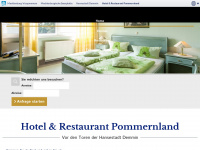 hotel-pommernland.m-vp.de Webseite Vorschau