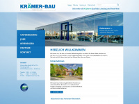 kraemer-bau.info Webseite Vorschau