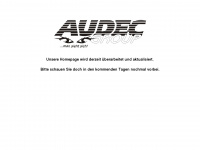 audec-kartsport.de Webseite Vorschau