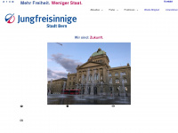 jfstadtbern.ch Webseite Vorschau