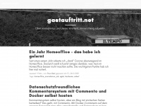 gastauftritt.net Webseite Vorschau
